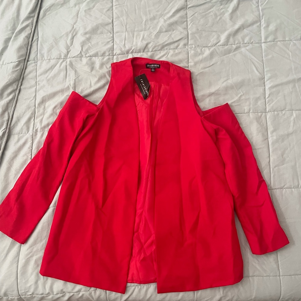 SOLD New Red Cute Blazer Size : S